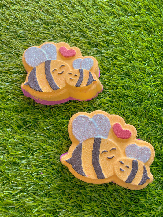 Loving Bees Bath Bomb - mothers day bath bomb - fathers day