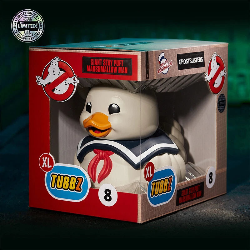 TUBBZ GHOSTBUSTERs 23cm GIANT STAY PUFT DUCK 1 Of 2000 MARSHMALLOW SCENT LTD ED