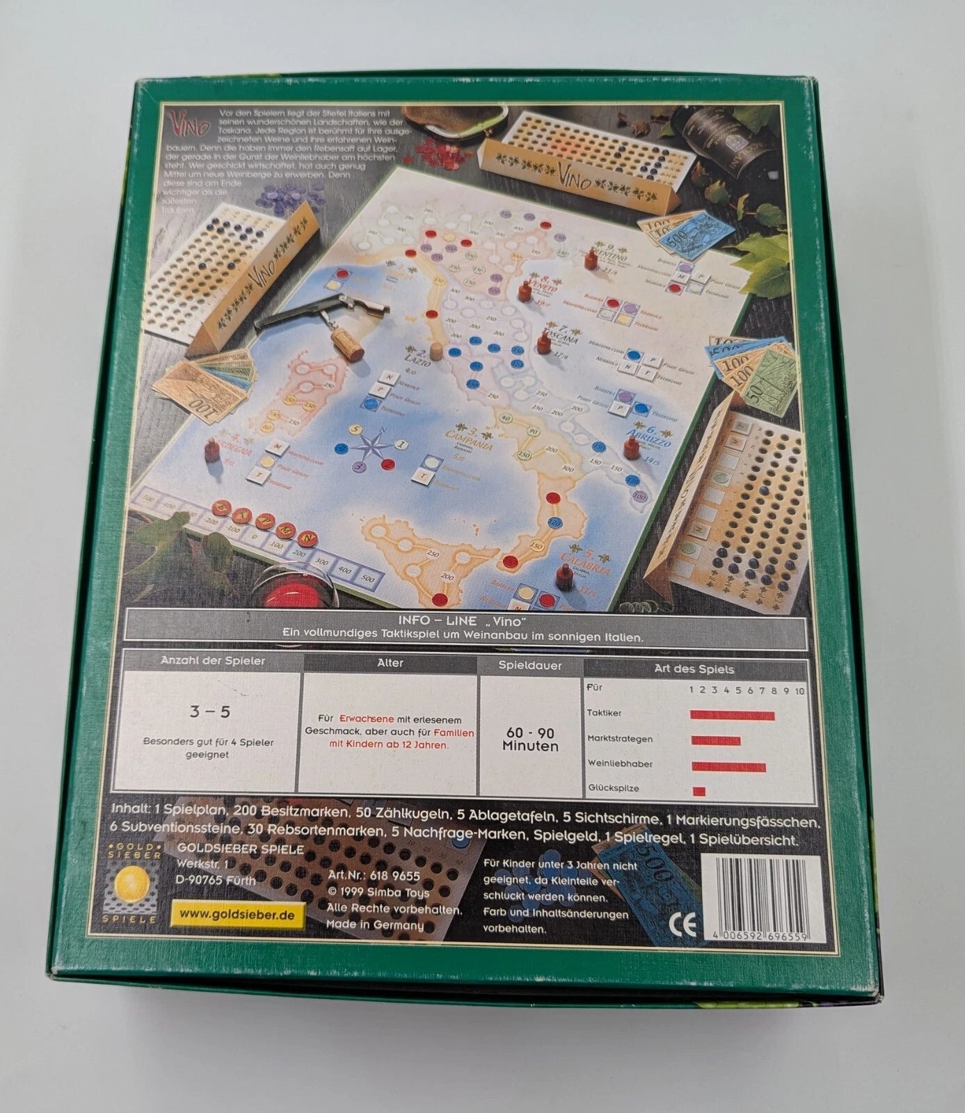 Vino - Der spiel der weinberge - German Edition 1999