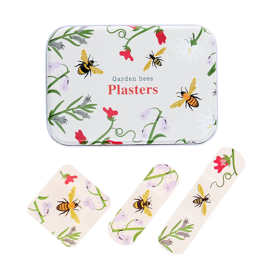 Plasters in a tin (30 pcs) - Garden Bees