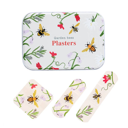 Plasters in a tin (30 pcs) - Garden Bees