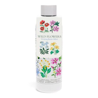 Stainless Steel Drinks Bottle 500ml - Wild Flowers