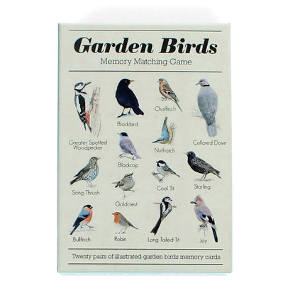 Memory Game (20 Pairs) - Garden Birds