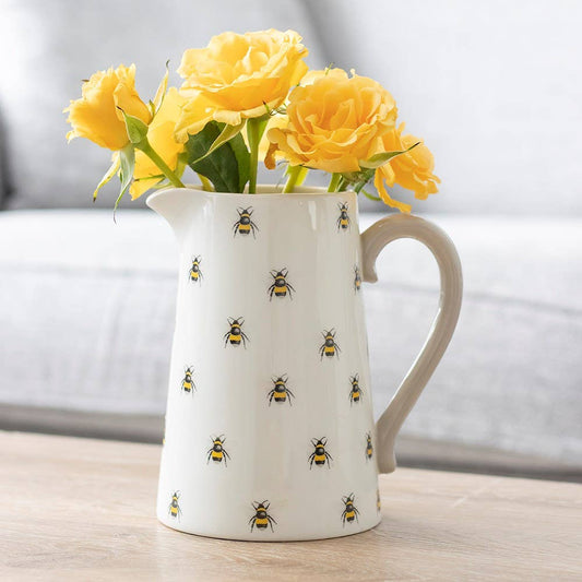 Bee Ceramic Spring Flower Jug