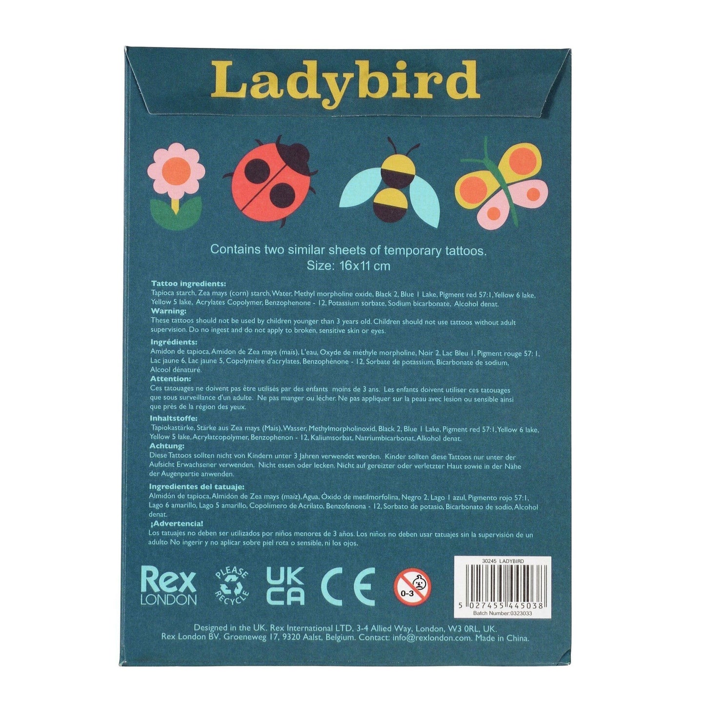 Temporary Tattoos - Ladybird