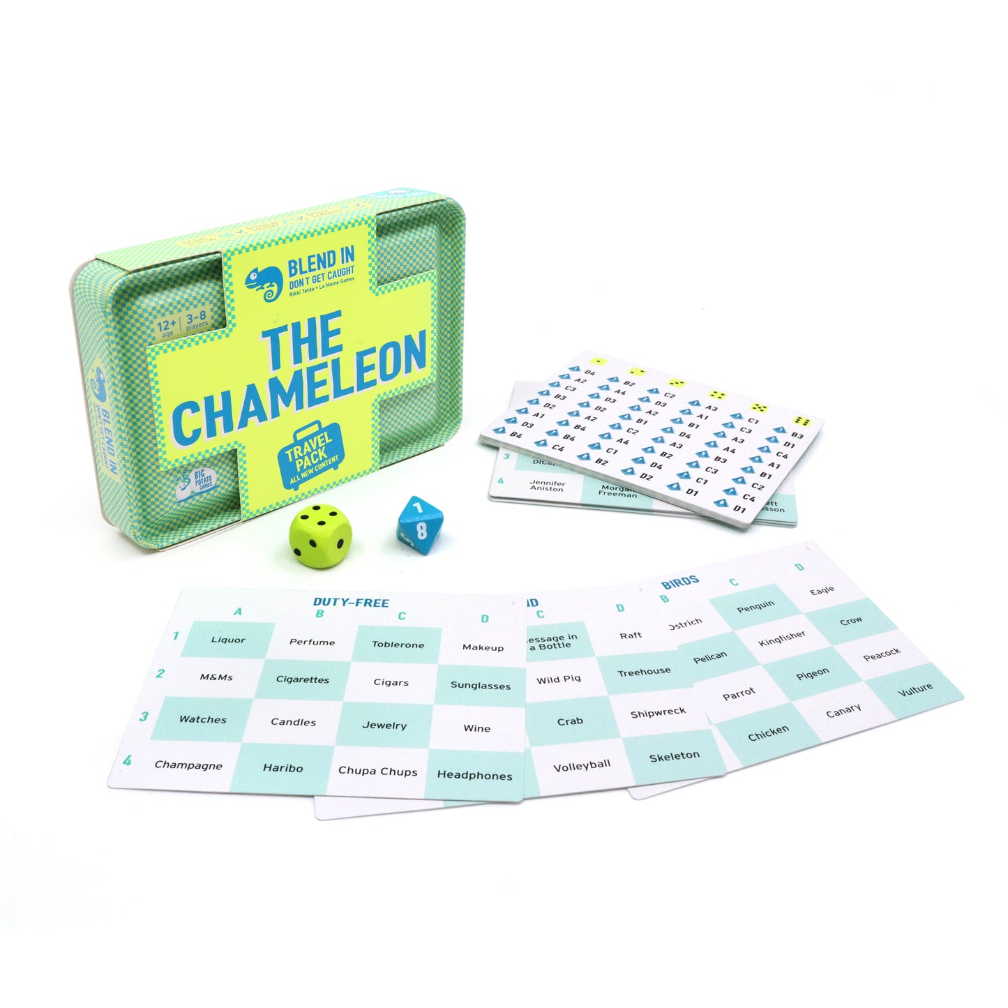 Award winning Spot the Imposter Game The Chameleon Travel