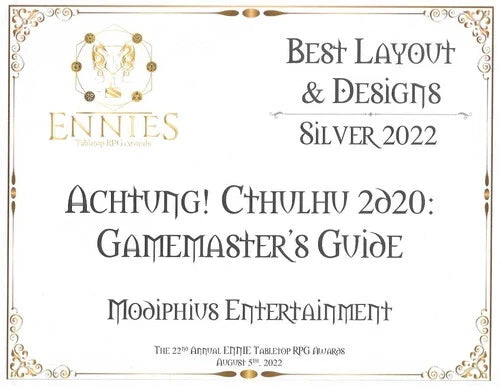 Achtung Cthulhu 2d20 - Gamemasters Guide