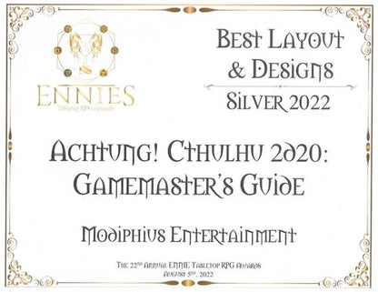Achtung Cthulhu 2d20 - Gamemasters Guide